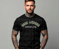 Upside Down Desert Dogs Design Green shirt 