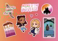 Image 1 of PRE-ORDER: More of the Universe Thasmin Sticker Sheets