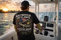 Image 2 of Saltwater Outlaws Tee - Gator Mob Outfitters