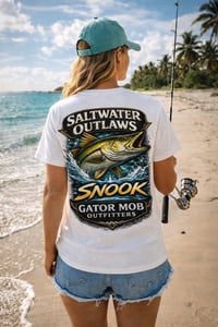 Image 2 of Saltwater Outlaws Snook Tee