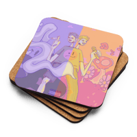 Image 1 of UNLEARN Cork-Back Coaster