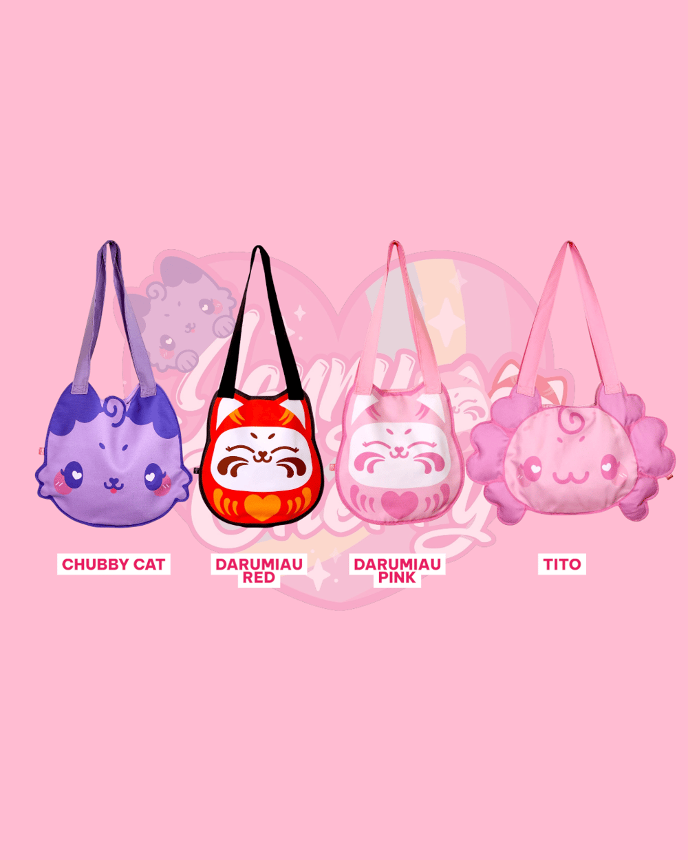 Image of Tote bag Jenny Cherry characters 