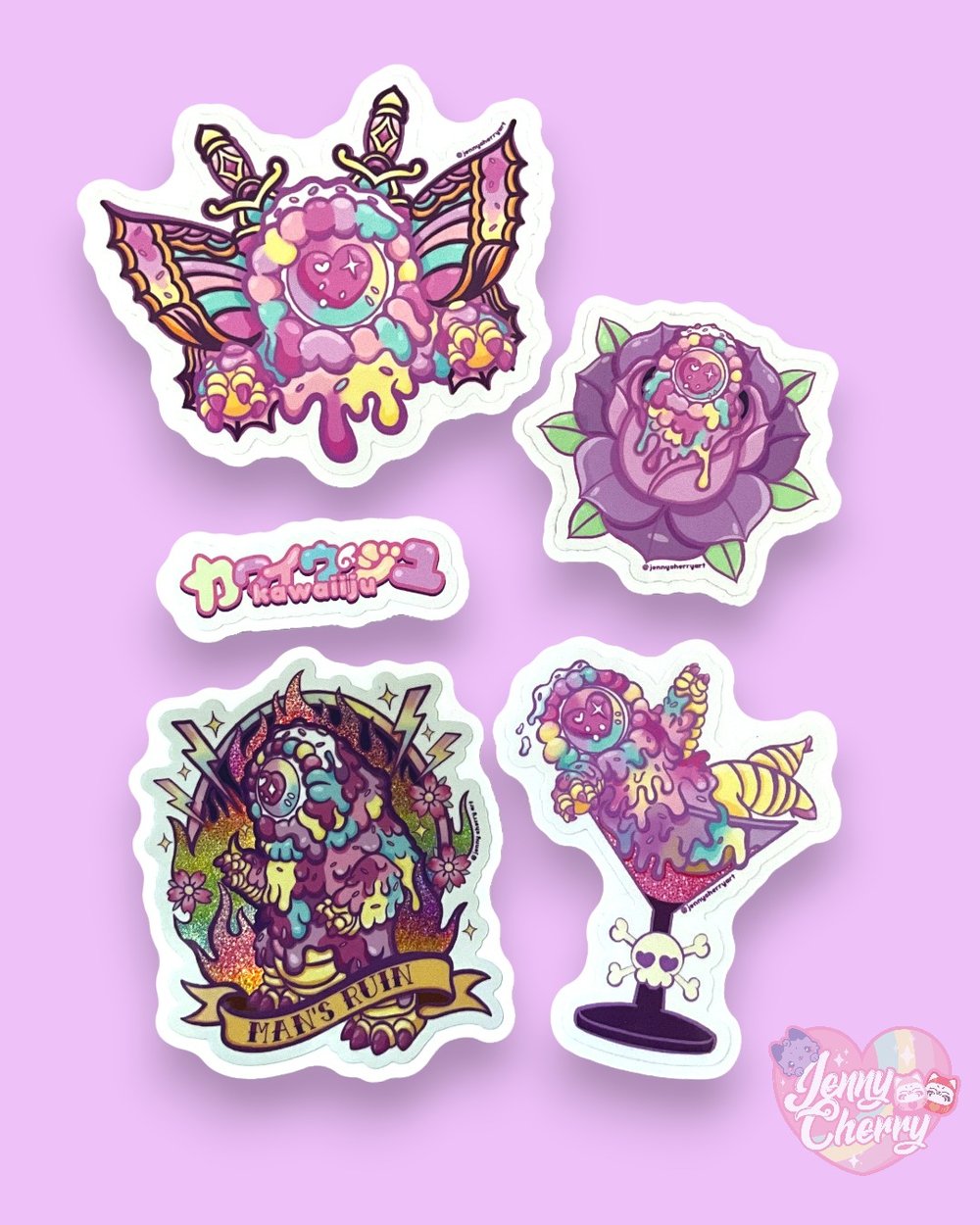 Image of Kawaiiju collection stickers falta stok