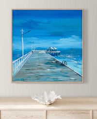 Image 2 of Original Framed Art ‘Picnic Bay Jetty, Magnetic Island’