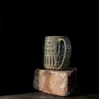 Image 3 of Script mug celadon 2
