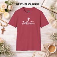 Image 12 of Faith Over Fear T‑Shirt — Christian Cross Inspirational Tee