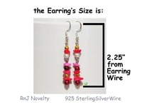 Image 3 of RnJ_PearlsGems_Rose Earring 925 SilverWire