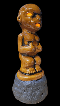 Image 2 of Tiki Classics Steve Crane Tribute Lamp Limited Edition #23 of 100 w/flame bulb