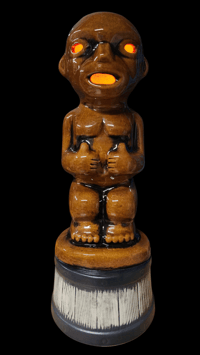 Image 1 of Tiki Classics Steve Crane Tribute Lamp Limited Edition #24 of 100 w/flame bulb