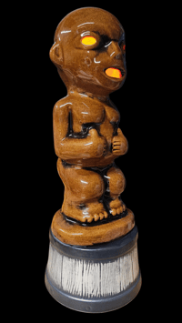 Image 2 of Tiki Classics Steve Crane Tribute Lamp Limited Edition #24 of 100 w/flame bulb