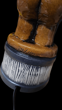 Image 4 of Tiki Classics Steve Crane Tribute Lamp Limited Edition #24 of 100 w/flame bulb