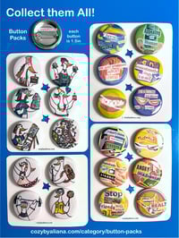 Image 2 of "Anti AI Slop x Tech Bro" Button Pack