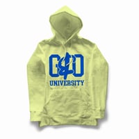 Image 9 of GREASE & OIL - University Sweatsuit- Manifesto - Neon Green/Royal