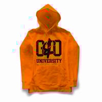 Image 2 of GREASE & OIL - University Sweatsuit- Manifesto - Orange/Black