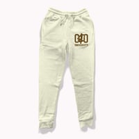 Image 4 of GREASE & OIL - University Sweatsuit- Manifesto - Off White/Brown