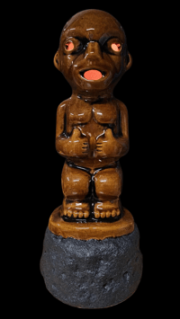 Image 1 of Tiki Classics Steve Crane Tribute Lamp Limited Edition #22 of 100 w/flame bulb