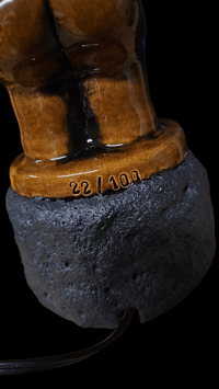 Image 4 of Tiki Classics Steve Crane Tribute Lamp Limited Edition #22 of 100 w/flame bulb