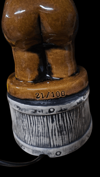 Image 4 of Tiki Classics Steve Crane Tribute Lamp Limited Edition #21 of 100 w/flame bulb