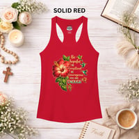 Image 8 of Hibiscus Encouragement Tank — "Be Hopeful, Be Resilient, You Are Enough" 