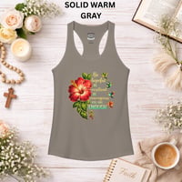 Image 10 of Hibiscus Encouragement Tank — "Be Hopeful, Be Resilient, You Are Enough" 