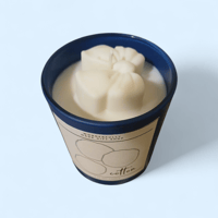 Cotton scented soy wax candle