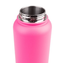 Image 4 of Oasis Stainless Steel Insulated Challenger Sports Bottle with Sipper Straw 1.1L Neon Pink