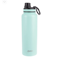 Image 1 of Oasis Stainless Steel Insulated Challenger Sports Bottle 1.1L with Screw Cap Mint