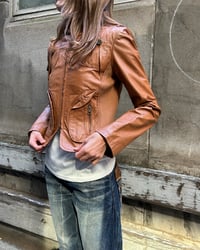 Image 1 of TAN LEATHER JACKET