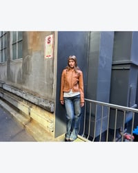 Image 9 of TAN LEATHER JACKET