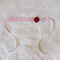 Image 1 of Pink cat square chocker