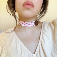Image 1 of Pink cat chocker 