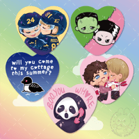 Image 2 of Heart Buttons