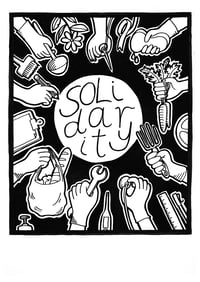 Solidarity Hands A3 Print