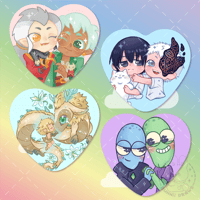 Image 5 of Heart Buttons