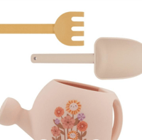 Image 4 of 3pc Playground My First Garden Watering Can/Rake/Spade Set Kids Toy Pink Flowers