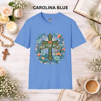 Image 7 of Pray for Peace T-Shirt — Inspirational Peaceful Message Tee