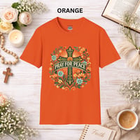 Image 12 of Pray for Peace T-Shirt — Inspirational Peaceful Message Tee
