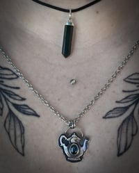 Image 3 of Tea pot with kyanite stone 