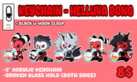 Image 1 of *KEYCHAIN* Helluva Bong