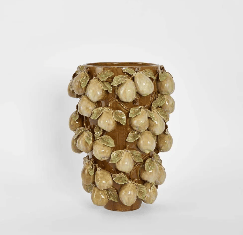 Image of Mediterranean Pear Relief Vase