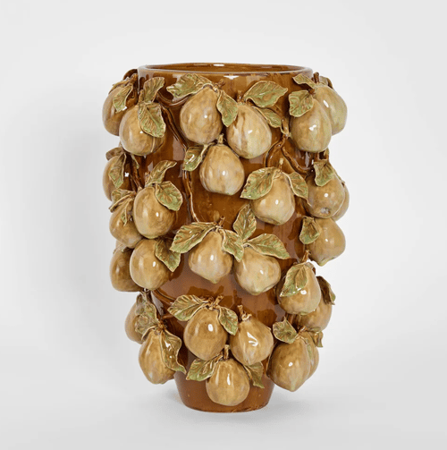 Image of Mediterranean Pear Relief Vase