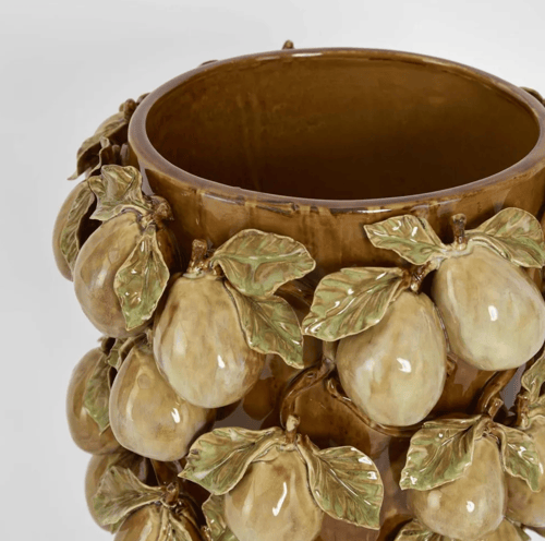 Image of Mediterranean Pear Relief Vase