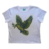 dove baby tee (white)