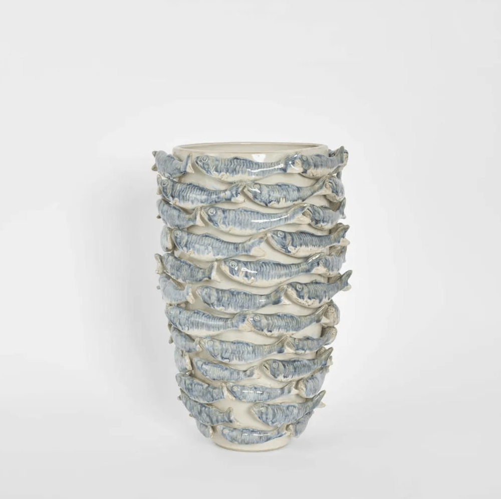 Image of Coastal Sardine Column Vase