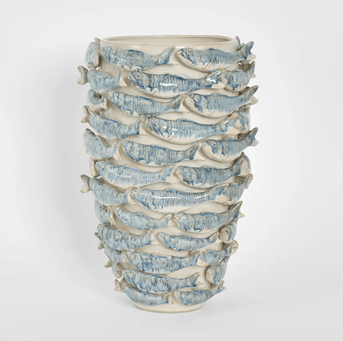 Image of Coastal Sardine Column Vase