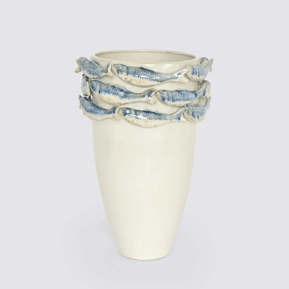 Image of Coastal Sardine Minimalist Vase