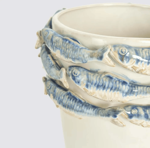 Image of Coastal Sardine Minimalist Vase
