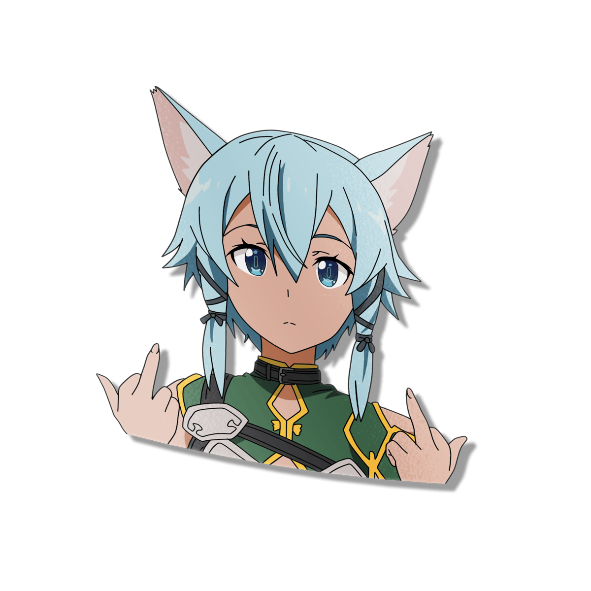 Image of Middle Finger Slingin' Sticker