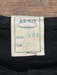 Image 5 of French Vintage RENO 1940's Children's School Dress, Size Small/75. Un-worn Dead-stock!