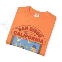 Image 3 of San Diego California Vintage Skyline T-Shirt — "America's Finest City" Beach Tee